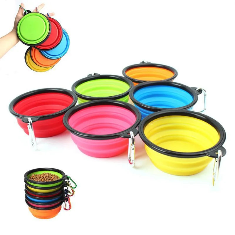 PawPort – 2-in-1 Faltbarer Reise-Futternapf