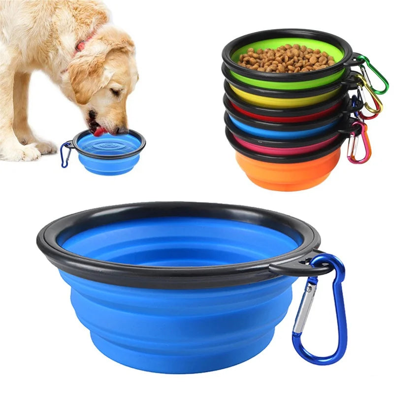 PawPort – 2-in-1 Faltbarer Reise-Futternapf