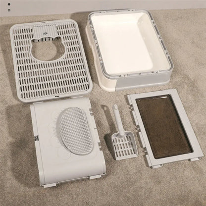 PurrFold – Die faltbare Katzen-Toilette mit Stil