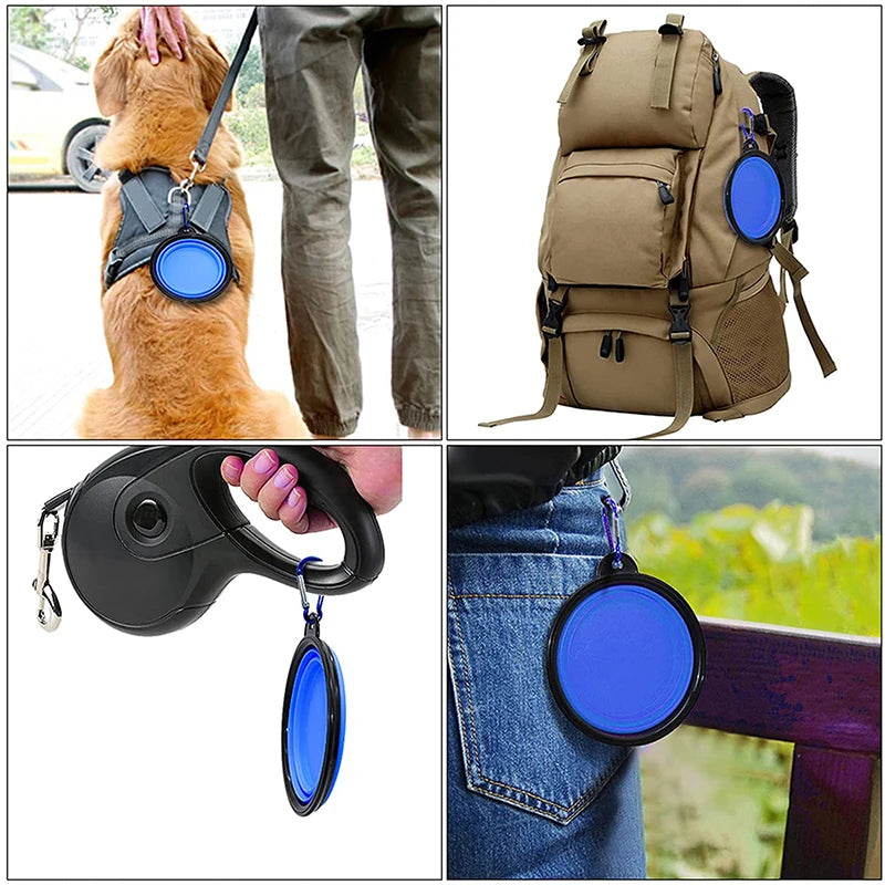 PawPort – 2-in-1 Faltbarer Reise-Futternapf