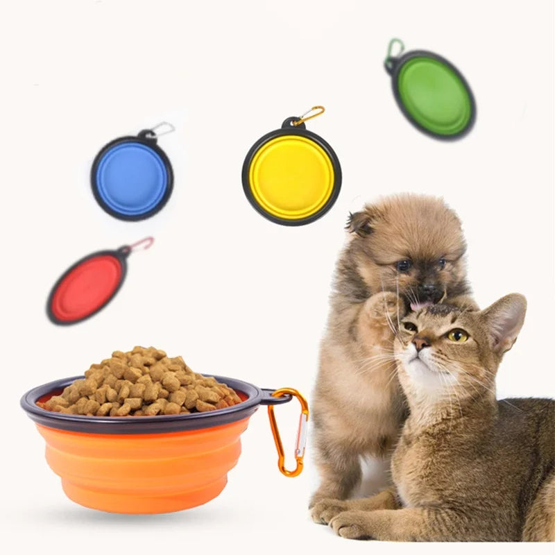 PawPort – 2-in-1 Faltbarer Reise-Futternapf